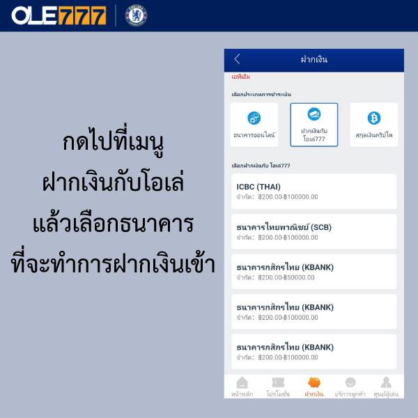 ole777 ฝากเงิน