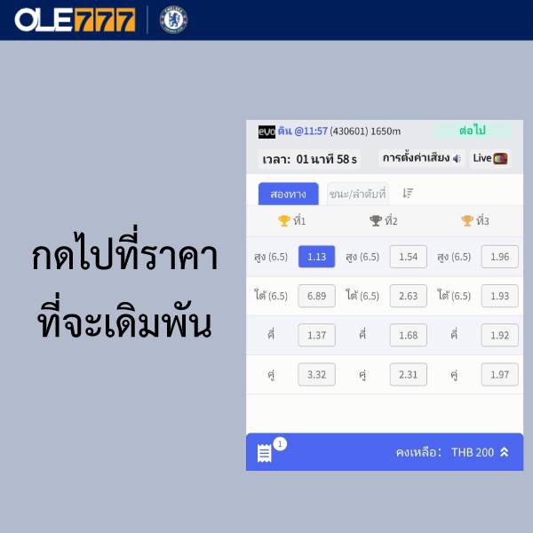 ole777 แข่งม้า